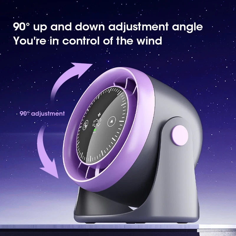 Portable Digital Desk Fan