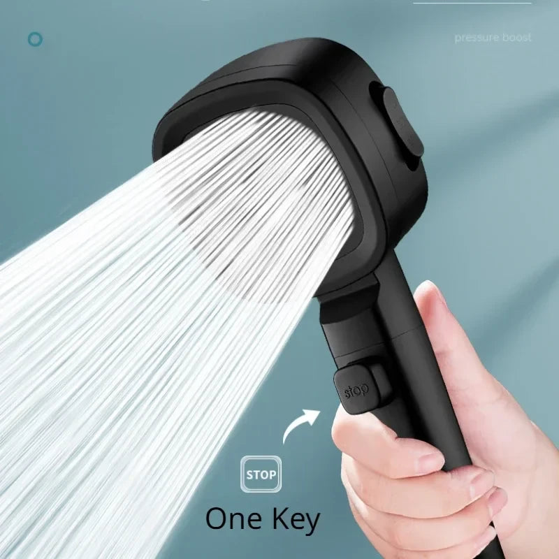 Adjustable Three-Mode Shower Head