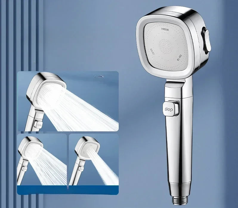 Adjustable Three-Mode Shower Head