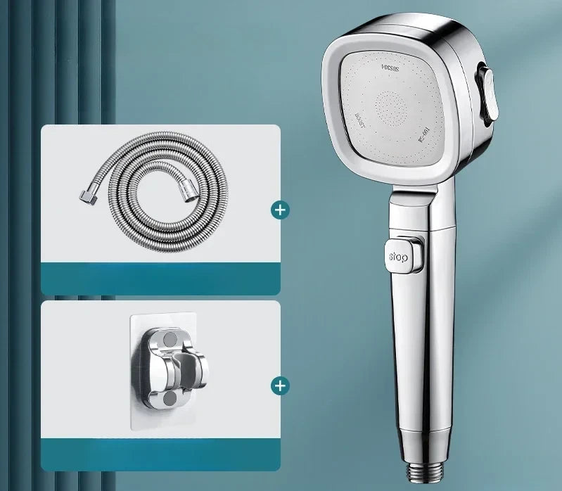 Adjustable Three-Mode Shower Head