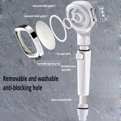 Adjustable Three-Mode Shower Head
