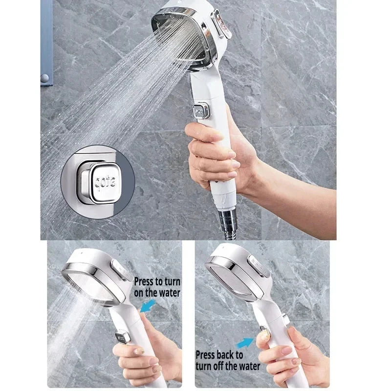 High-Pressure Therapeutic Shower Head