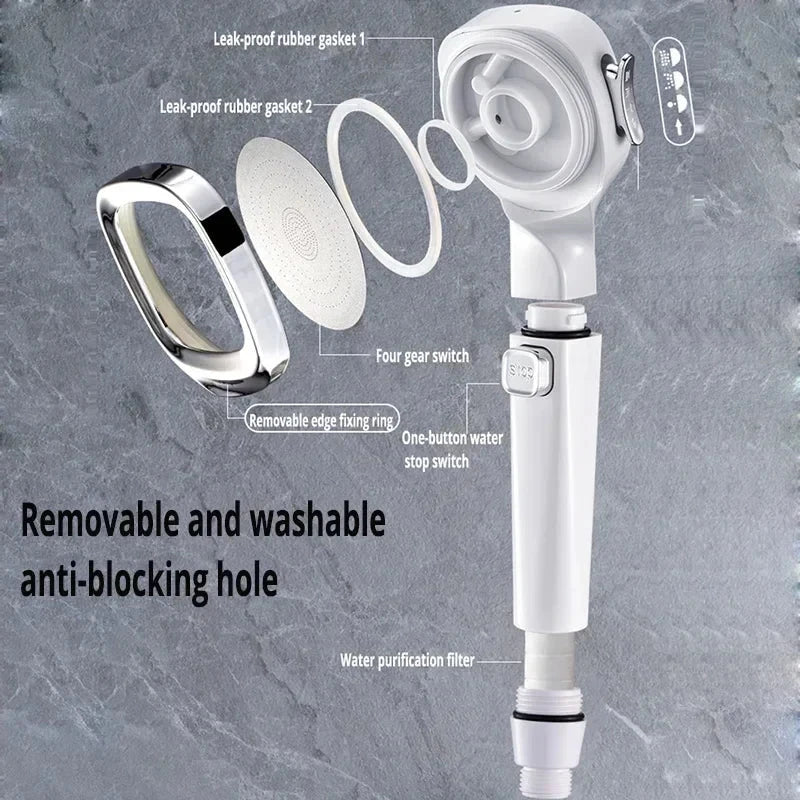 High-Pressure Therapeutic Shower Head